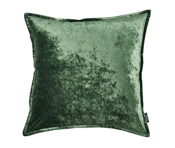 Housse de coussin GLAM kaki 65x65cm 1