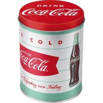 boîte de rangement ronde Coca-Cola Diner