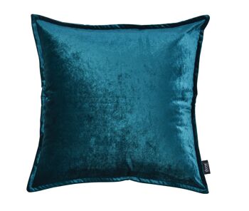 Housse de coussin GLAM pétrole 65x65cm 1