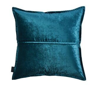 Housse de coussin GLAM pétrole 65x65cm 2