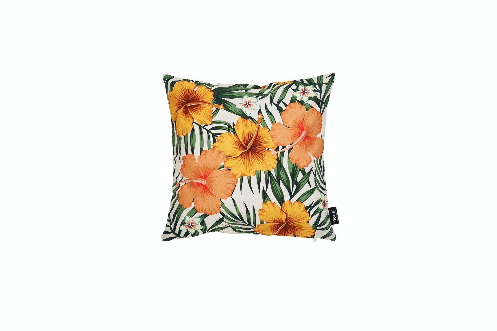 PANAMA PRINT Kissenhülle ROSE MALLOW 45x45cm