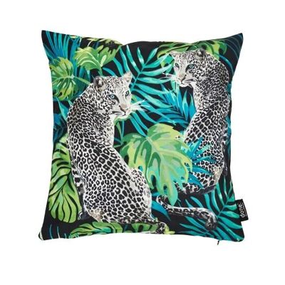 VELOR PRINT cushion cover LEOPARD 65x65cm