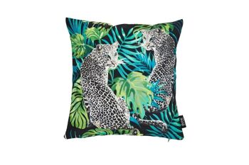 Housse de coussin VELOUR PRINT LEOPARD 65x65cm 1