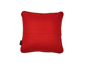 Housse de coussin UNI Deep Red 45x45cm 2