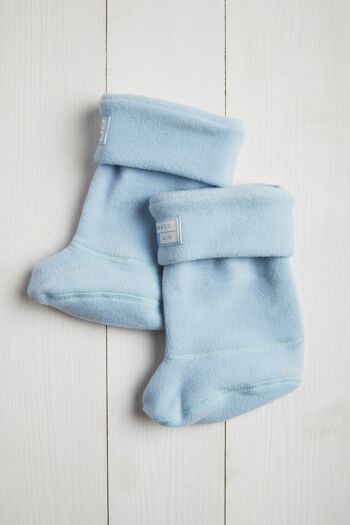Chaussettes Welly bleu bébé pour enfants 2
