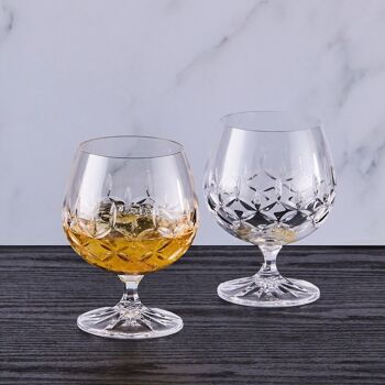 Ensemble de 2 verres à cognac Dorchester 5