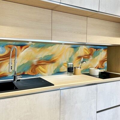 CANVAS Küchenrückwand Set mit 2 Bändern L100xH20cm