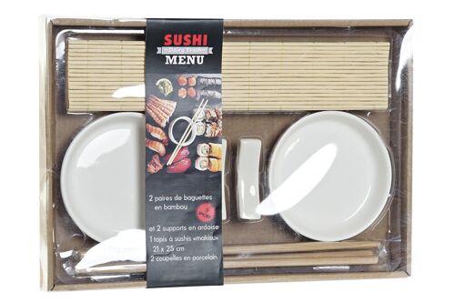 SUSHI SET 7 BAMBU GRES 28,8X19,8X3 NATURAL PC186229