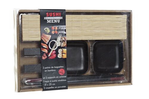 SUSHI SET 7 BAMBU GRES 27,8X17,8X3 NATURAL PC186230