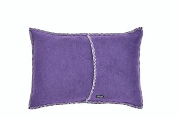 Housse de coussin COSY Violet 40x60cm 2