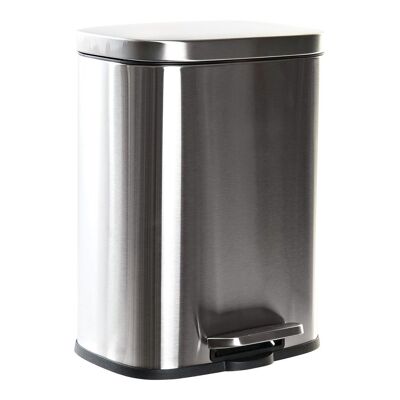 PATTUMIERA IN ACCIAIO INOX PP 28,6X25,2X38,4 12L, ARGENTO OPACO PC186731