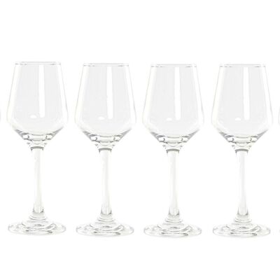 CUP SET 6 GLASS 7X7X20 250ML, CLEAR WATER PC186756