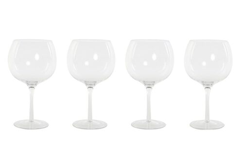 COPA SET 4 CRISTAL 12X12X21,5 510ML, GIN TONIC PC186758