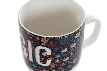 MUG PORCELAINE 12X8,5X10 380ML, MOM 4 ASSORTIMENTS. PC186841 4