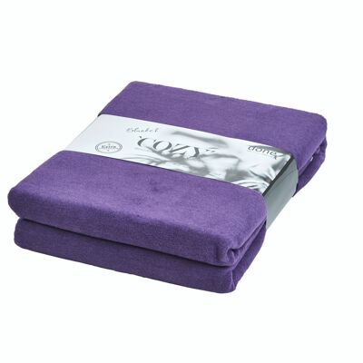 Couverture COSY 150x200cm Violet