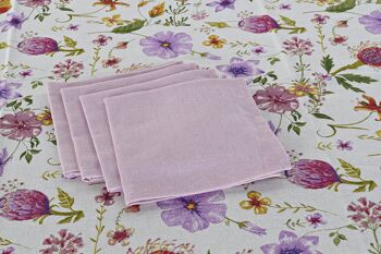 NAPPE SET 5 COTON 150X150X0,5 BLOOM MULTICOLOR PC186911 4