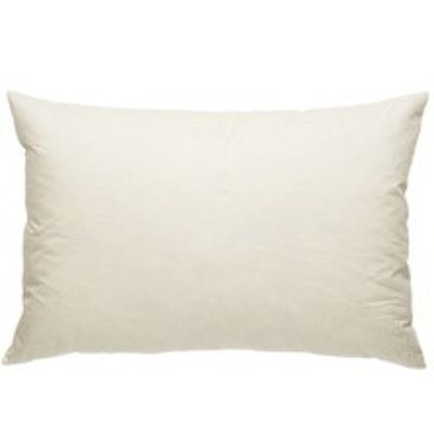 CUSHIONS pillow inserts with feathers 40x60cm Bright White