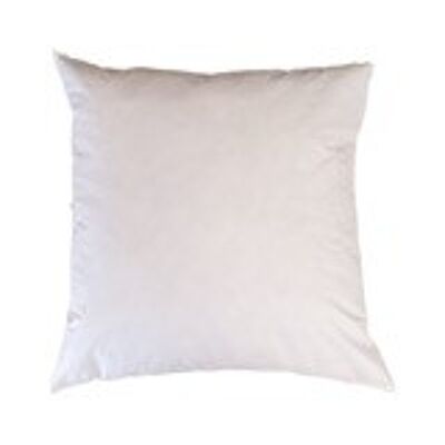 CUSHIONS pillow inserts with feathers 45x45cm Bright White