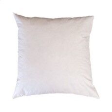 CUSHIONS pillow inserts with feathers 65x65cm Bright White
