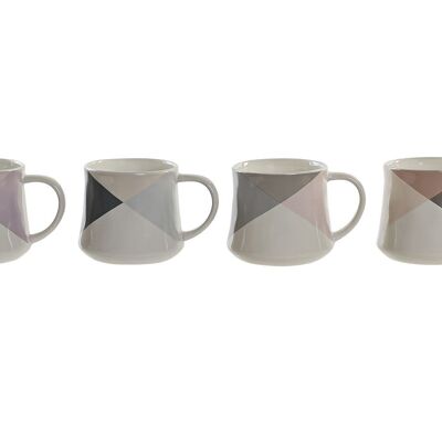 STONEWARE MUG 13X9.5X8.5 385ML, 4 ASSORTMENTS. PC188234