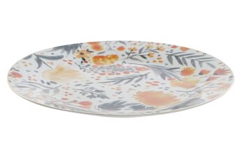 ASSIETTE PORCELAINE 27X27X2,5 ASSIETTE PORCELAINE FLEURS 2 PC189351 2