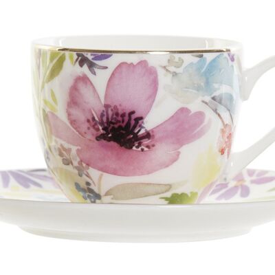 TAZA SET 2 PORCELANA 8,5X6X5 90ML TAZA SET 2 PORCE PC189358