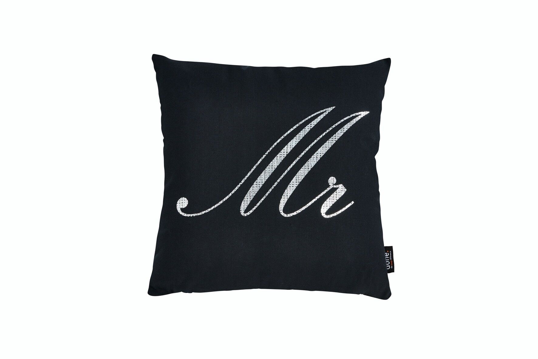 Kissen STONE mit Glanzdruck Silber MR 45x45cm