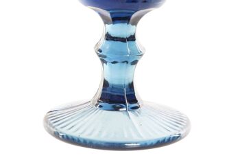 VERRE VERRE 8.7X8.7X17 325ML, GRAVURE BLEU PC191408 4