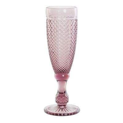 BICCHIERE BICCHIERE 7X7X20 150ML, INCISIONE ROSA PC191413