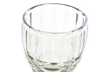 VERRE VERRE 8X8X15,5 240ML, VERT GRAVÉ PC191415 2