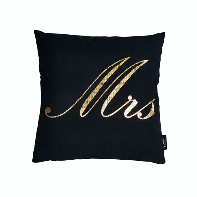 Coussin PIERRE avec impression brillante or MRS 45x45cm