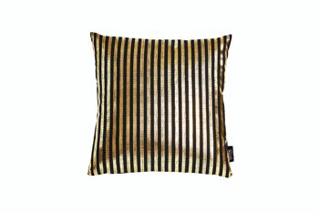 Coussin STONE avec impression brillante Gold STRIPES 45x45cm