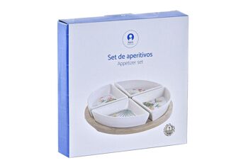 SET APERÇU 5 GRÈS 21,5X21,5X1 TROPIC GARDEN PC192992 4