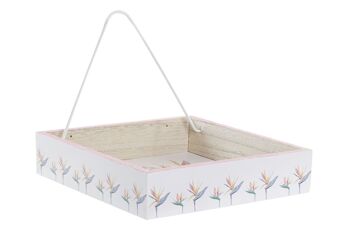 PORTE SERVIETTE MDF 18X18X4 JARDIN TROPIC 2 ASSORTIMENTS. PC193011 3