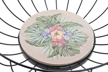 COUPE A FRUITS METAL MDF 28X28X11 TROPIC GARDEN 2 ASSORTIMENTS. PC193015 3