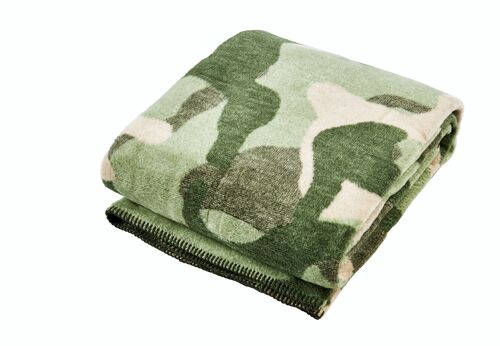 Wohndecke CAMOUFLAGE 150x200cm Khaki