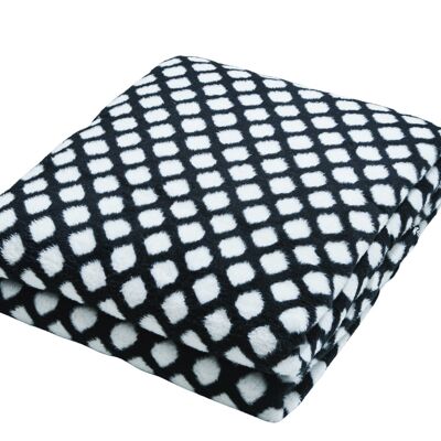 Blanket COOPER 150x200cm Black / White