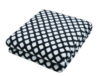 Couverture COOPER 150x200cm Noir / Blanc 1