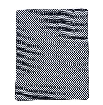 Couverture COOPER 150x200cm Noir / Blanc 3