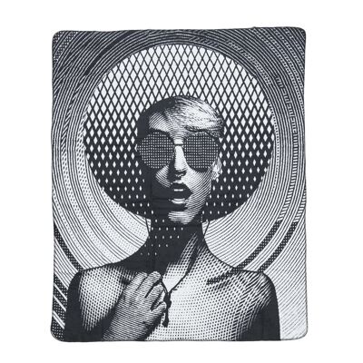 Blanket ELECTRA 150x200cm Black / White