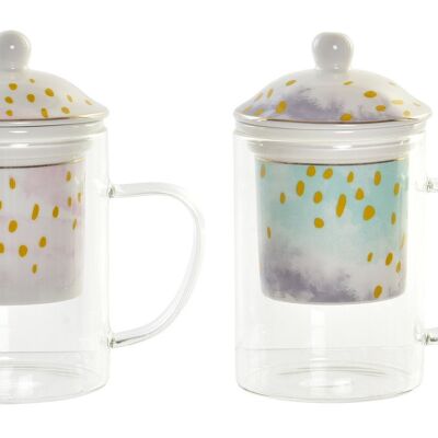 MUG INFUSIONES CRISTAL 12X8X14,5 300ML BLOOM 2 SUR PC193958