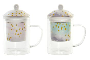 MUG INFUSIONS CRISTAL 12X8X14,5 300ML BLOOM 2 SUD PC193958 1