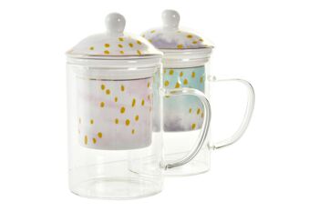 MUG INFUSIONS CRISTAL 12X8X14,5 300ML BLOOM 2 SUD PC193958 2