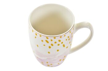 MUG PORCELAINE 12X8,5X9,5 380ML GLAM 2 ASSORTIS. PC193959 3