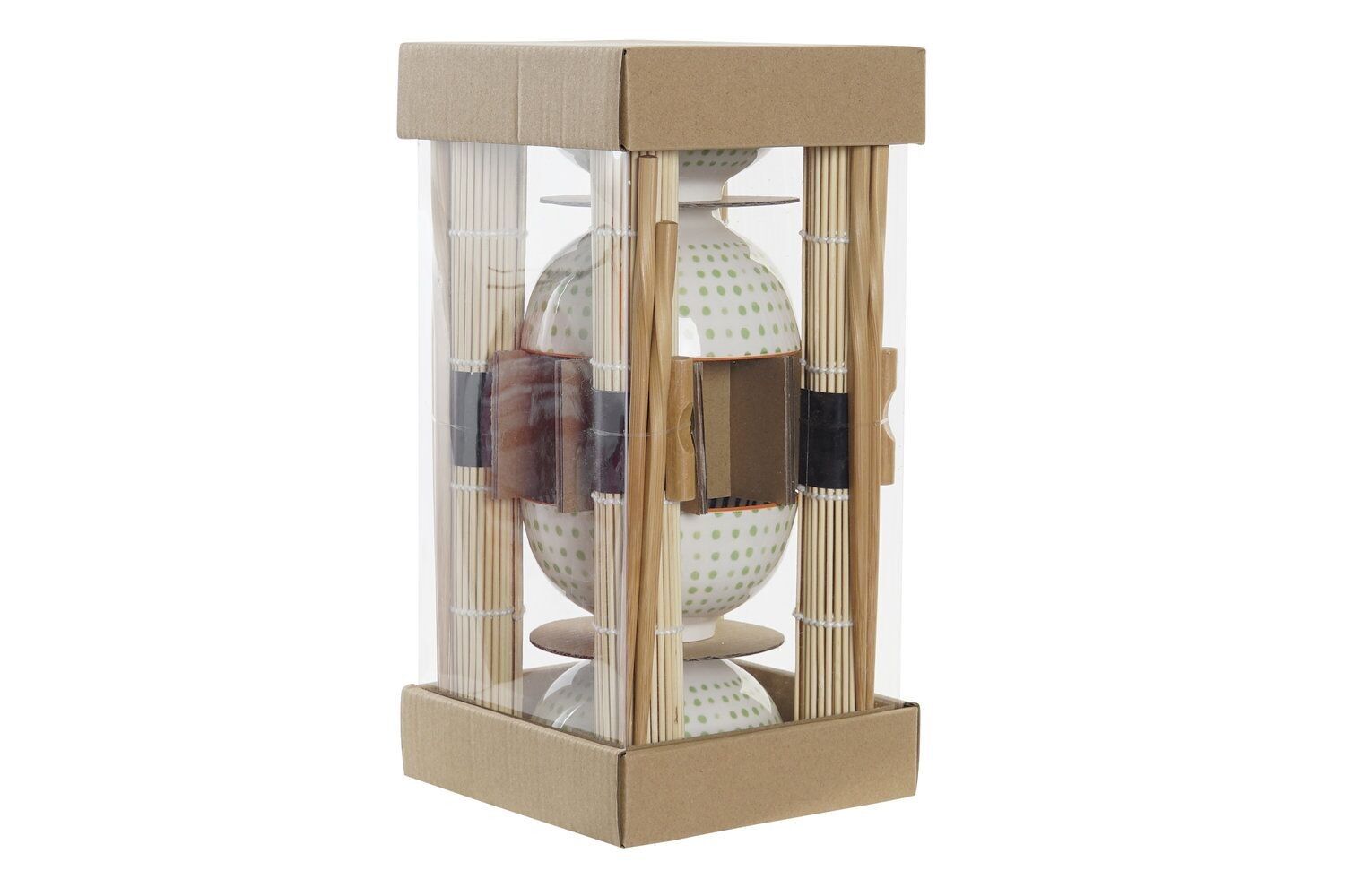 SET SUSHI 16 BAMBOO STONEWARE 14,5X14,5X31 BLU PC194060