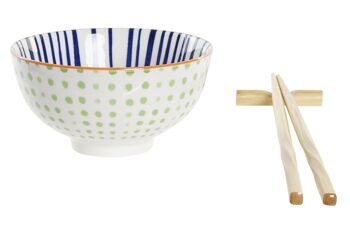 SUSHI SET 6 GRES BAMBOU 30X21X7 BLANC PC194067 3