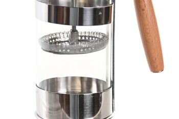 MACHINE A CAFE INOX BOROSILICATE 16X9X18,5 350ML PC194165 2