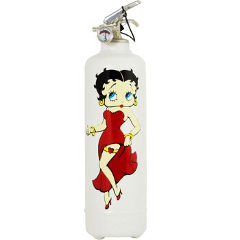 Betty Boop long dress blanc Extincteur/ Fire extinguisher / Feuerlöscher 1