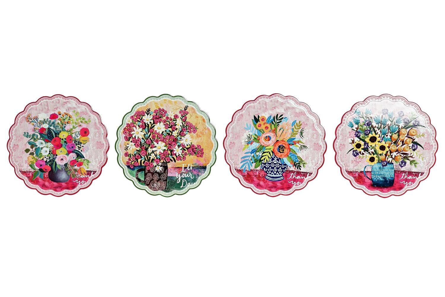 NAPPE DOLOMITE 20X20X1 248 VASES 4 ASSORTIMENTS. PC194416