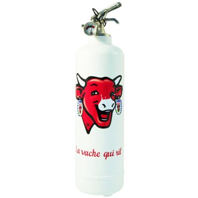 Fire extinguisher - The Laughing Cow classic white